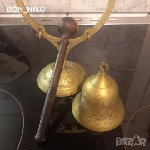 Месингова Камбанка-Гонг, снимка 2 - Антикварни и старинни предмети - 44692813