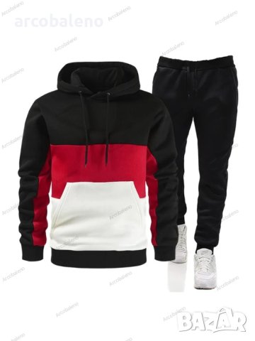 Мъжки свободен ежедневен комплект от две части, 6цвята , снимка 5 - Спортни дрехи, екипи - 42450675