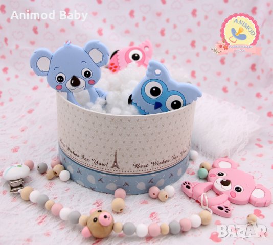 Силиконова чесалка гризалка, снимка 2 - За бебешки колички - 34293762