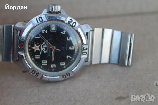 СССР мъжки командирски часовник ''Восток'', снимка 5 - Мъжки - 47471234
