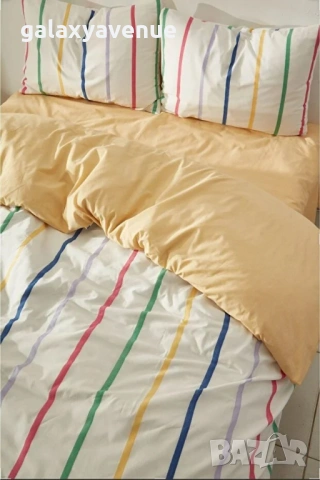 Ricco Lifes Комплект завивка за двоен юрган "Жълта лятна бомба, снимка 2 - Спално бельо - 53982748