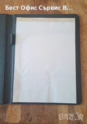 папка луксозна за документи кожена черна A4 , снимка 5 - Ученически пособия, канцеларски материали - 52586429