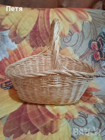 Плетена кошница - 8 евро , снимка 2 - Декорация за дома - 54261531