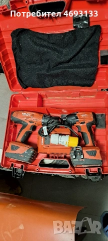 Hilti импакт и комби дрил комплект