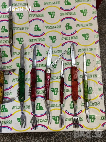 Стари сгъваеми ножки , снимка 4 - Ножове - 53031463