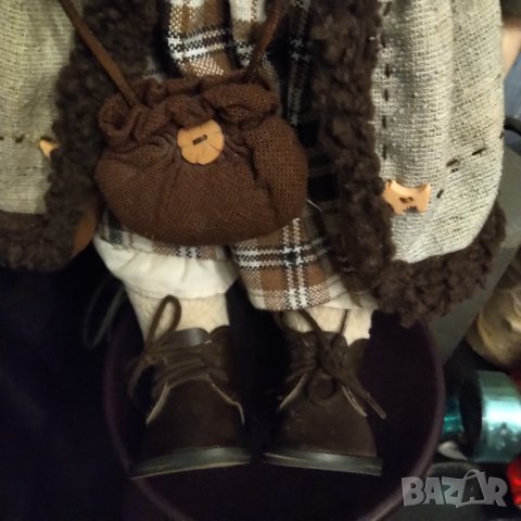 Порцеланова кукла ръчна изработка 70 год, снимка 7 - Колекции - 40512404