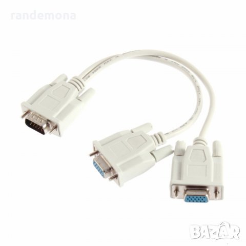 1 Male VGA to 2 Female VGA Splitter, снимка 1