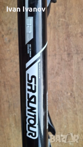 вилка SR Suntour Raidon 27.5" Magnesium 32mm Disc Quick Release