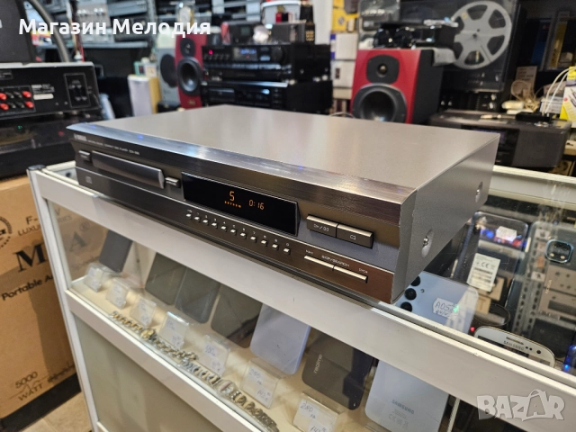 CD Player Yamaha CDX-396 Titan С оригинално дистанционно. В отлично техническо и визуално състояние., снимка 7 - Декове - 52810218