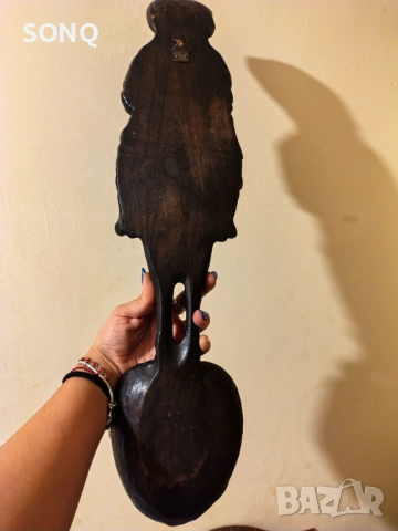 Огромна Лъжица Дърворезба- Дон Кихот, снимка 9 - Други - 52125309