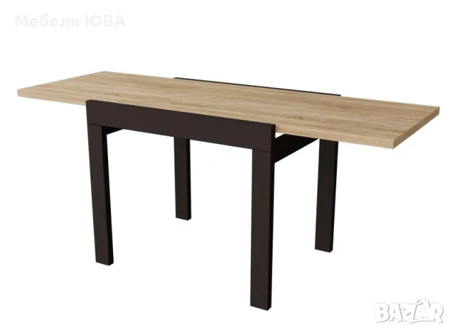 Трапезна маса 90/70 см – разтегателна, снимка 2 - Маси - 48665587