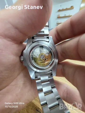 Seiko Mod- Rolex GMT Batman, снимка 3 - Мъжки - 56463832