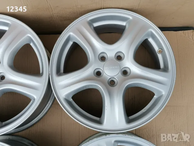 16’’5x100 originalni za subaru 16”5х100 оригинални за субару-№642, снимка 5 - Гуми и джанти - 49478171