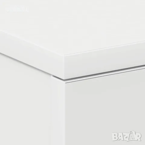 vidaXL Нощни шкафчета, 2 бр, бели, 38x35x56 см, инженерно дърво, снимка 10 - Шкафове - 56147708