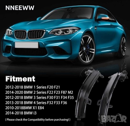 Мигачи за огледало за BMW F30/F20 динамични , снимка 6 - Аксесоари и консумативи - 44191726