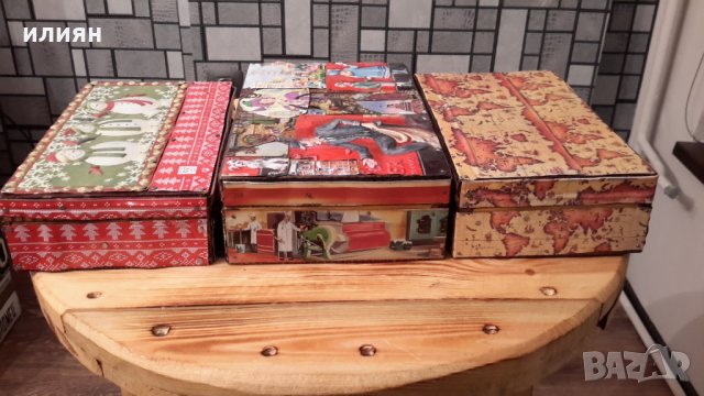 Дървени кутии обвити със тенекии забити с пирончета 30лв за брой , снимка 8 - Декорация за дома - 34468050