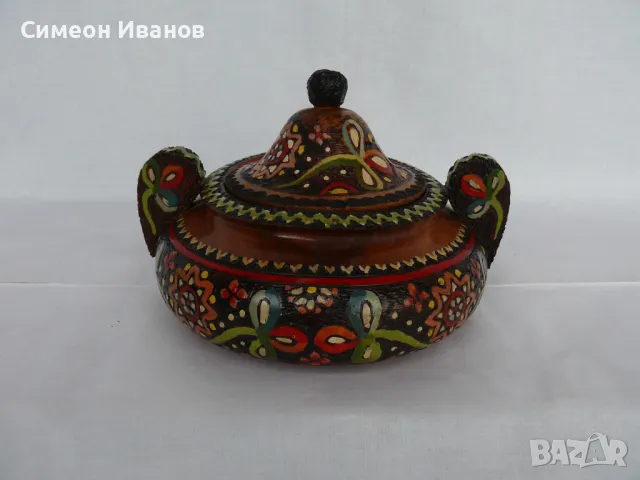 Интересна стара дървена кутия за бижута #1973, снимка 1