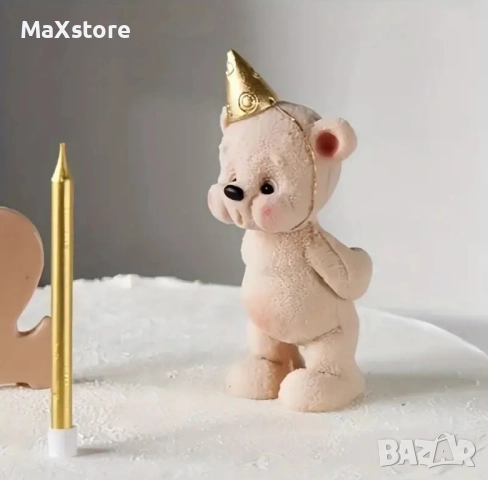 3D Мече духа свещичка Силиконов молд форма за свещи гипс сапун смола фондан за декорация на торта 