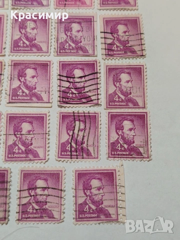 Винтидж ПОЩЕНСКИ марки САЩ , снимка 13 - Филателия - 53087781