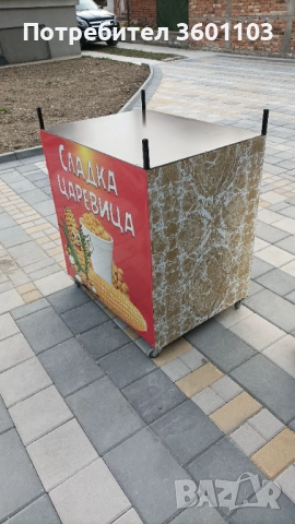 Количка за царевица на пара , снимка 2 - Колички за царевица - 53928181