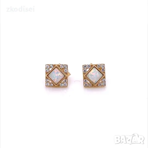 Златни обеци 1,42гр. 14кр. проба:585 модел:26564-2