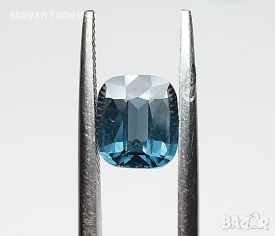 Рядък естествен син шпинел от Танзания - 1.28 карата! Сертифициран!, снимка 6 - Други - 54072376