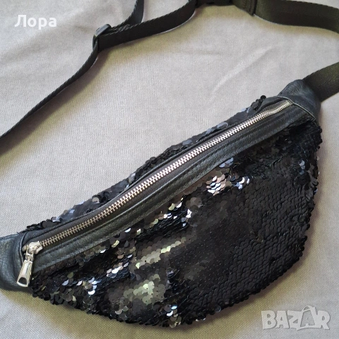 Дамски дълъг елек с пайети , снимка 7 - Елеци - 54121975