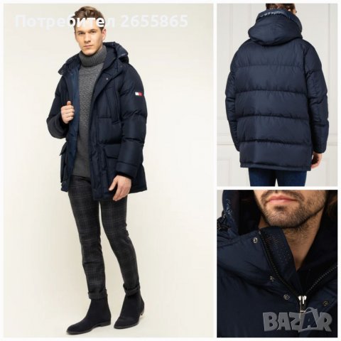 Мъжка пухена парка Tommy Hilfiger , снимка 13 - Якета - 38684215