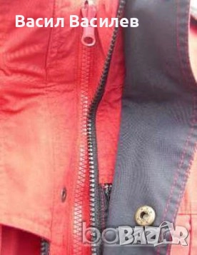 Equi Theme микрофибър зимно дамско яке червено с качулка размер M, снимка 7 - Якета - 51930978