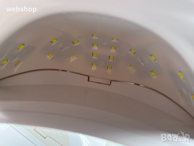 Елегантна и компактна UV LED лампа за нокти SUN5 с висока мощност-48W, снимка 5 - Продукти за маникюр - 42162657