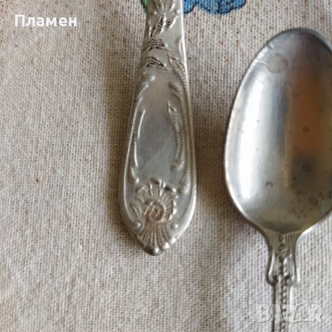 сребърни лъжички , снимка 8 - Антикварни и старинни предмети - 44353670