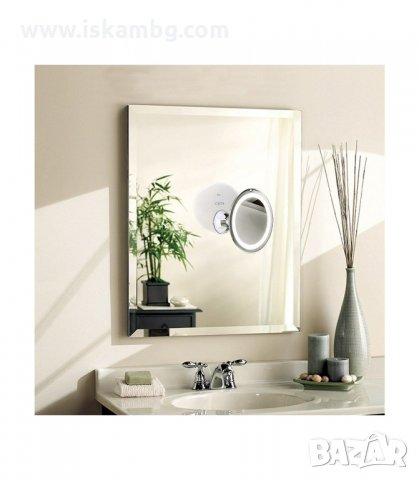 КОЗМЕТИЧНО ОГЛЕДАЛО С 10-КРАТНО УВЕЛИЧЕНИЕ, С LED ОСВЕТЛЕНИЕ, С ВАКУУМНО ЗАКРЕПВАНЕ - код 2234, снимка 4 - Други - 33941326