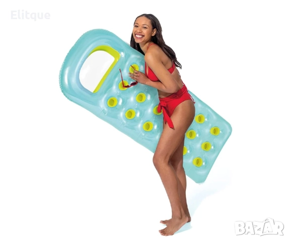 Отпуснете се и се наслаждавайте: Надуваем дюшек за вода I n t e x - вашата лична оазис от релаксация, снимка 2 - Други стоки за дома - 52888552