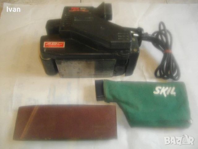 НИДЕРЛАНДСКИ ОРИГИНАЛЕН ЛЕНТОВ ШЛАЙФ 560W 2,6A SKIL 1100H1 ПРОФЕСИОНАЛЕН, снимка 5 - Други инструменти - 50991538