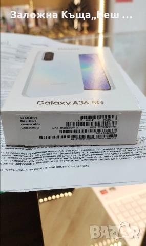 Samsung Galaxy A36 5G.Нов.За части.Заключен от оператор. , снимка 2 - Резервни части за телефони - 52873774
