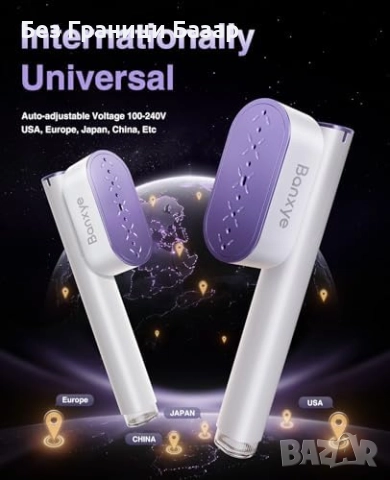 Нова Ултра Бърза Пара 1s, Голям Графенов Панел, Преносима Пътна Ютия, снимка 7 - Ютии - 52300369