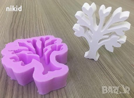 Масивно дърво дълбок силиконов молд форма фондан шоколад гипс декор