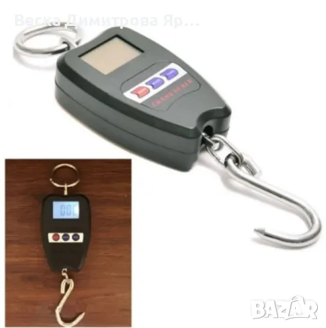 Електронен кантар с кука за измерване на тежък товар до 200 килограма, снимка 2 - Други стоки за дома - 47897721