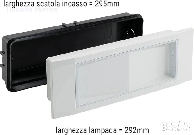 Beghelli BEG1499 Аварийна LED таванна лампа 11 W, бяла, снимка 7 - Други - 52448496