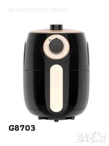 Фритюрник DECAKILA Air Fryer, 2 L, 1000 W, Черен Код R191, снимка 1 - Фритюрници - 48477078