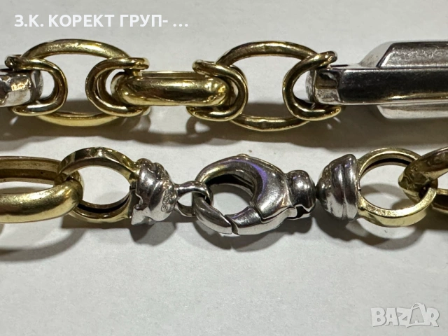 Златен синджир 14к, 41.53гр, снимка 9 - Колиета, медальони, синджири - 53236280