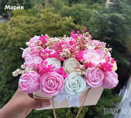 Коледни Букети , снимка 17 - Изкуствени цветя - 52332137