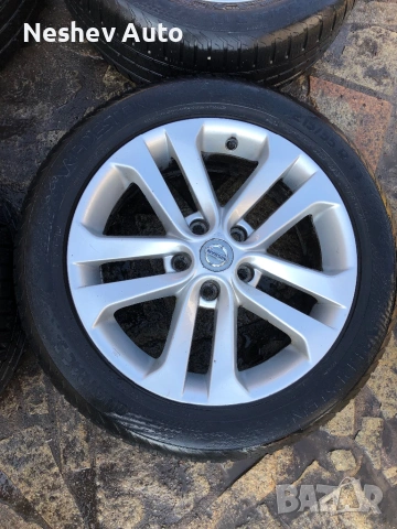 4бр. алуминиеви джанти от Nissan Juke, Qashqai 17 цола., снимка 5 - Гуми и джанти - 53880506
