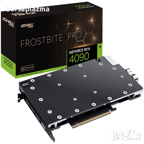 INNO3D GeForce RTX 4090 iChill Frostbite Pro, 24576 MB GDDR6X, снимка 1 - Видеокарти - 34204388