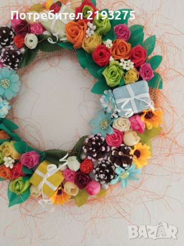 Венец за окачване, снимка 2 - Декорация за дома - 41524662