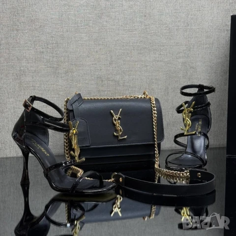 сандали на ток versace ysl saint laurent , снимка 9 - Сандали - 50674003
