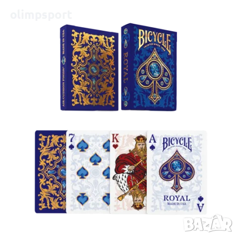 Карти за игра Bicycle Royal нови  , снимка 2 - Рулетки - 56310907