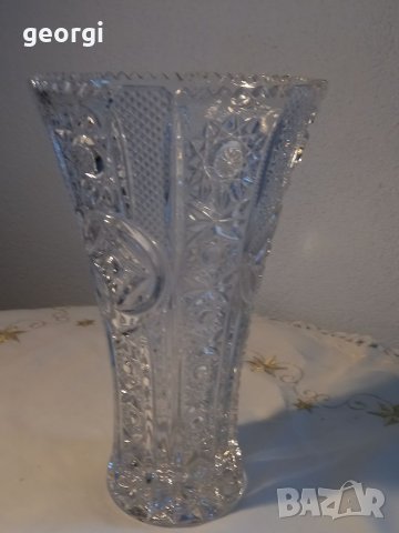 Кристална ваза, снимка 4 - Вази - 35513067