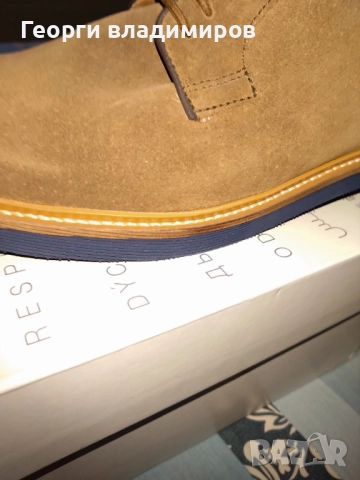 Geox оригинални мъжки обувки,естествен велур и кожа , снимка 3 - Ежедневни обувки - 52577986