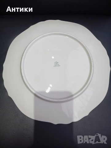 Порцеланова голяма баварска прекрасна чиния  , снимка 3 - Чинии - 52627601
